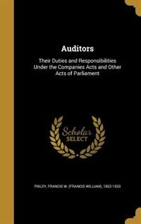 Front cover_Auditors