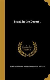 Couverture_Bread in the Desert ..