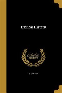 Front cover_Biblical History