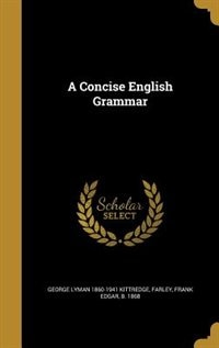 A Concise English Grammar