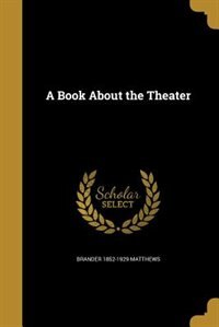Front cover_A Book About the Theater