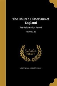 Front cover_The Church Historians of England