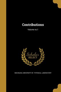 Front cover_Contributions; Volume no.1