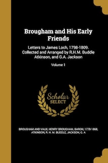 Couverture_Brougham and His Early Friends