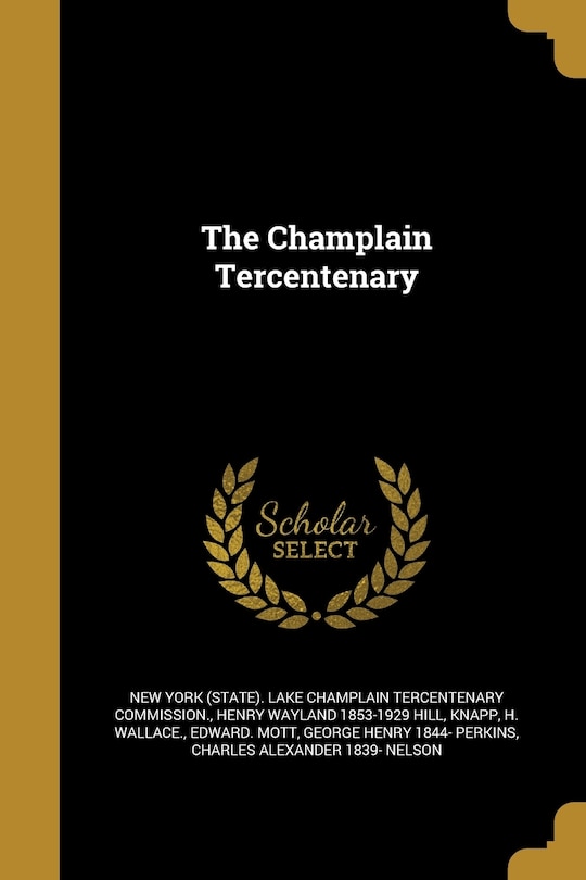 Couverture_The Champlain Tercentenary