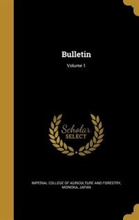 Bulletin; Volume 1