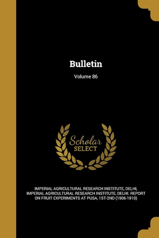 Bulletin; Volume 86
