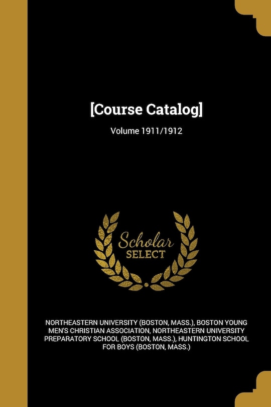 Front cover_[Course Catalog]; Volume 1911/1912