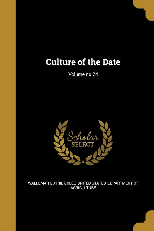 Culture of the Date; Volume no.24