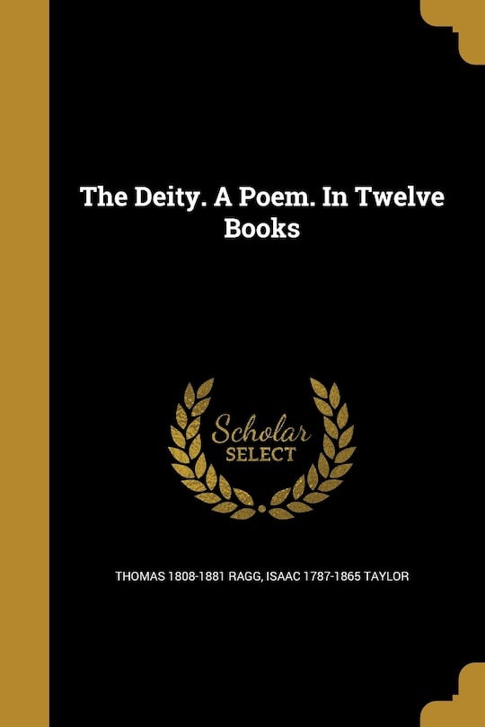 Front cover_The Deity. A Poem. In Twelve Books