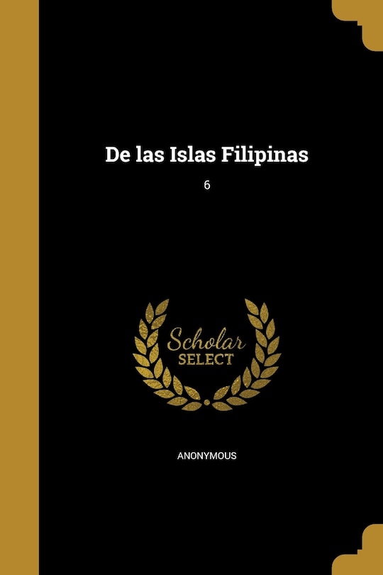 Front cover_De las Islas Filipinas; 6