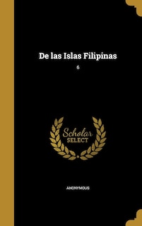 Couverture_De las Islas Filipinas; 6