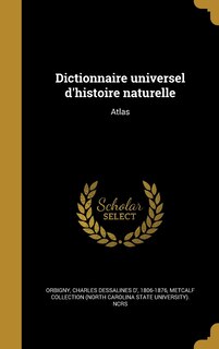 Front cover_Dictionnaire universel d'histoire naturelle