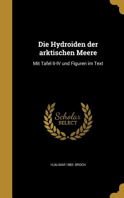 Front cover_Die Hydroiden der arktischen Meere