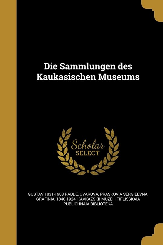 Couverture_Die Sammlungen des Kaukasischen Museums