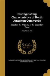 Couverture_Distinguishing Characteristics of North American Gumwoods