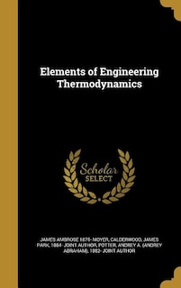 Front cover_Elements of Engineering Thermodynamics