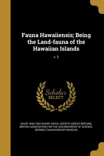 Front cover_Fauna Hawaiiensis; Being the Land-fauna of the Hawaiian Islands; v. 2
