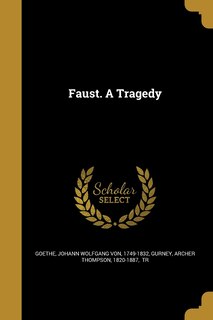 Front cover_Faust. A Tragedy