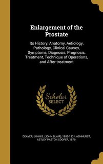 Couverture_Enlargement of the Prostate