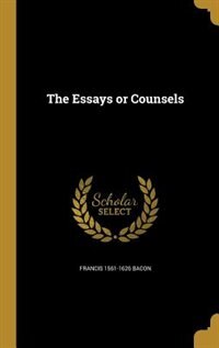 Front cover_The Essays or Counsels