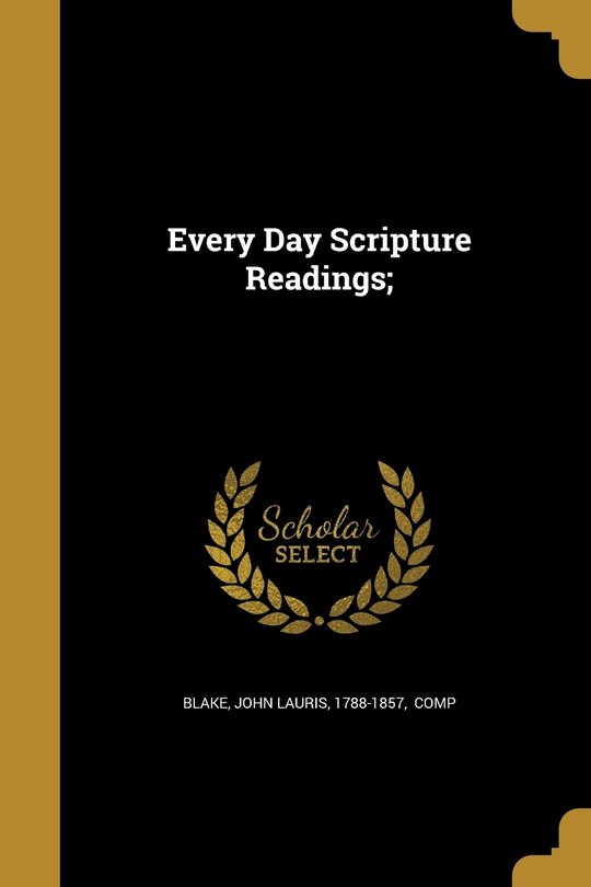 Front cover_Every Day Scripture Readings;