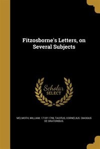Front cover_Fitzosborne's Letters, on Several Subjects