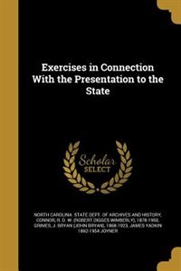 Couverture_Exercises in Connection With the Presentation to the State