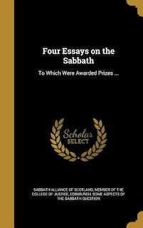 Front cover_Four Essays on the Sabbath