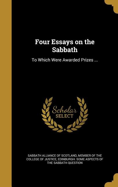 Front cover_Four Essays on the Sabbath