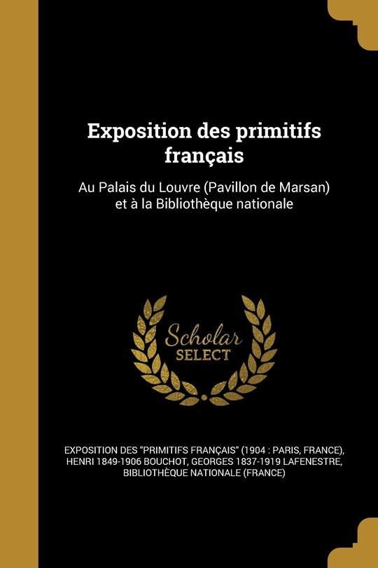Front cover_Exposition des primitifs français