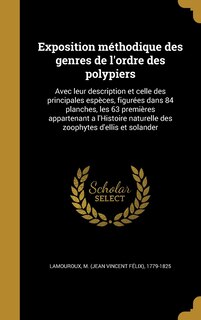 Front cover_Exposition méthodique des genres de l'ordre des polypiers