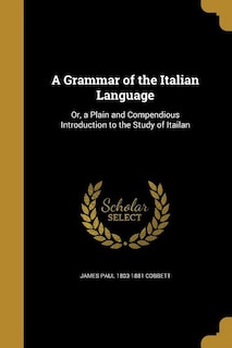 Front cover_A Grammar of the Italian Language