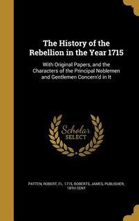 Couverture_The History of the Rebellion in the Year 1715