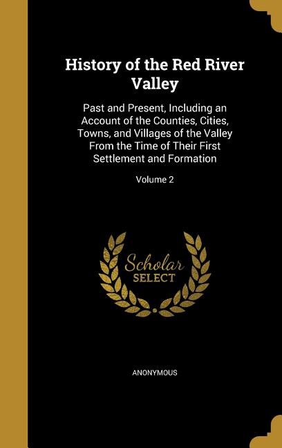 Couverture_History of the Red River Valley
