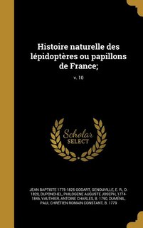 Histoire naturelle des lépidoptères ou papillons de France;; v. 10