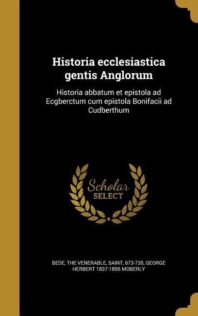 Couverture_Historia ecclesiastica gentis Anglorum