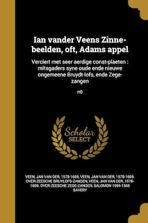 Front cover_Ian vander Veens Zinne-beelden, oft, Adams appel