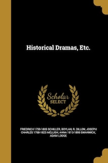 Front cover_Historical Dramas, Etc.