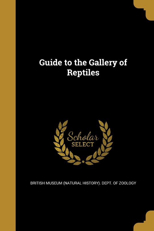 Couverture_Guide to the Gallery of Reptiles
