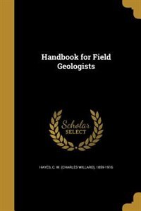 Couverture_Handbook for Field Geologists