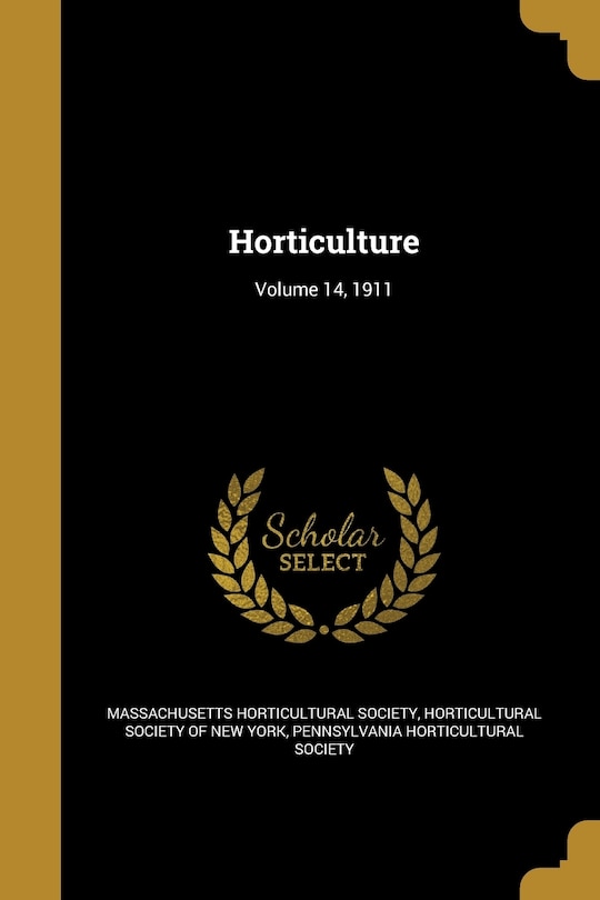 Front cover_Horticulture; Volume 14, 1911