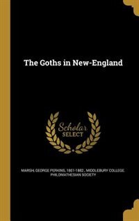Front cover_The Goths in New-England