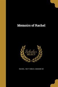 Front cover_Memoirs of Rachel