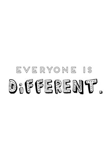 Front cover_Everyone is Different