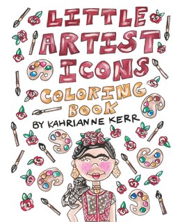 Front cover_Little Artist Icons Coloring Book