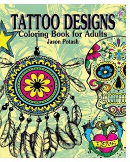 Front cover_Tattoo Designs Coloring Book for Adults