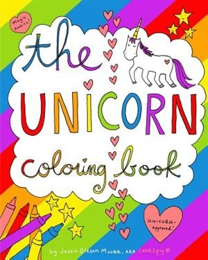 The Unicorn Coloring Book: a magic-filled coloring book for grown-ups