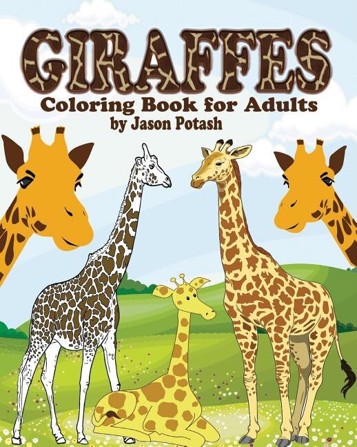 Front cover_Giraffes Coloring Book for Adults