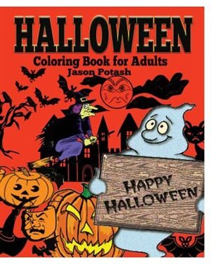 Front cover_Halloween Coloring Book for Adults